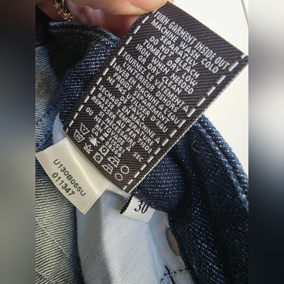 Women's 7 For All Mankind A Pocket Low Rise Bootcut Jeans in Deep Indigo - Picture 9 of 16